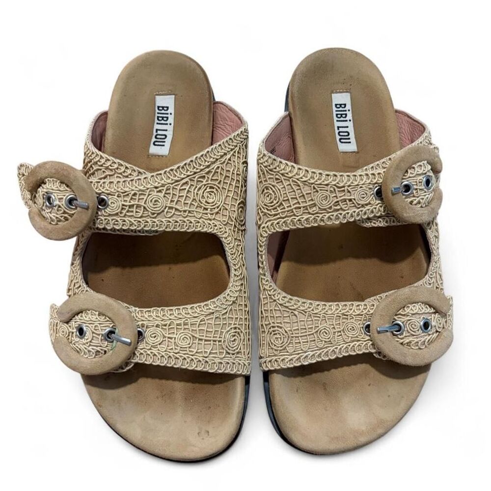 Bibi-lou Women's Tan and Cream Sandals